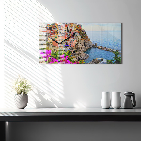 Horizontálne hodiny Pobrežie Cinque Terre
