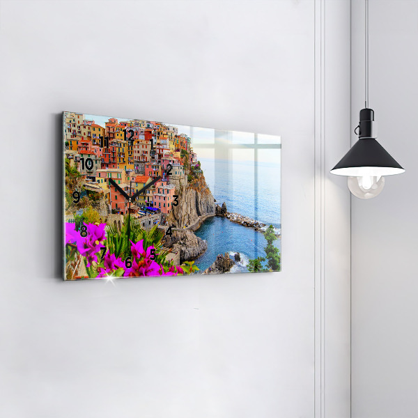 Horizontálne hodiny Pobrežie Cinque Terre