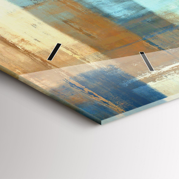 Horizontálne hodiny Farebné pozadie – abstrakcia