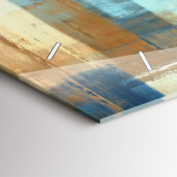 Horizontálne hodiny Farebné pozadie – abstrakcia