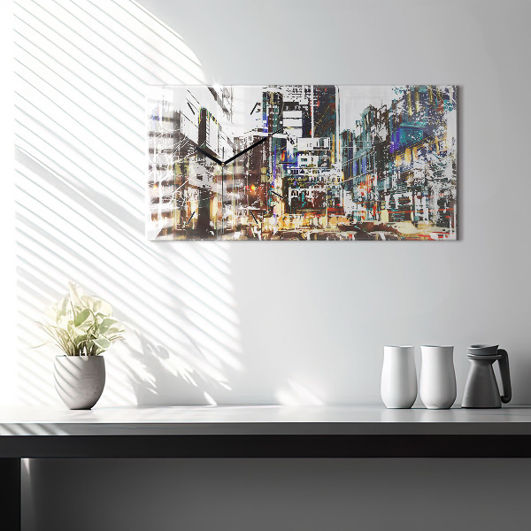 Horizontálne hodiny New York City