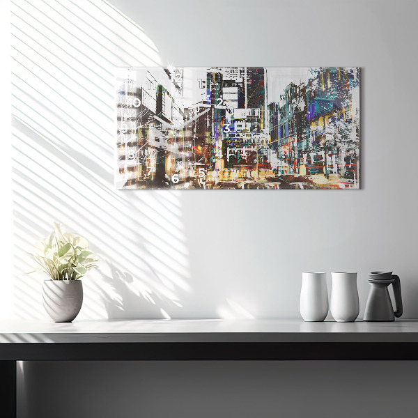 Horizontálne hodiny New York City