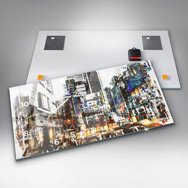 Horizontálne hodiny New York City