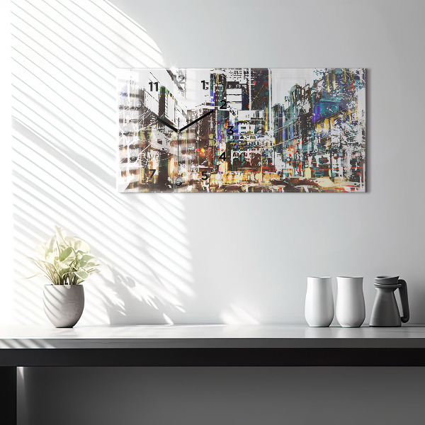 Horizontálne hodiny New York City