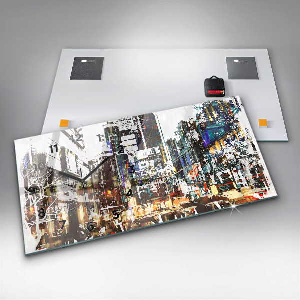 Horizontálne hodiny New York City