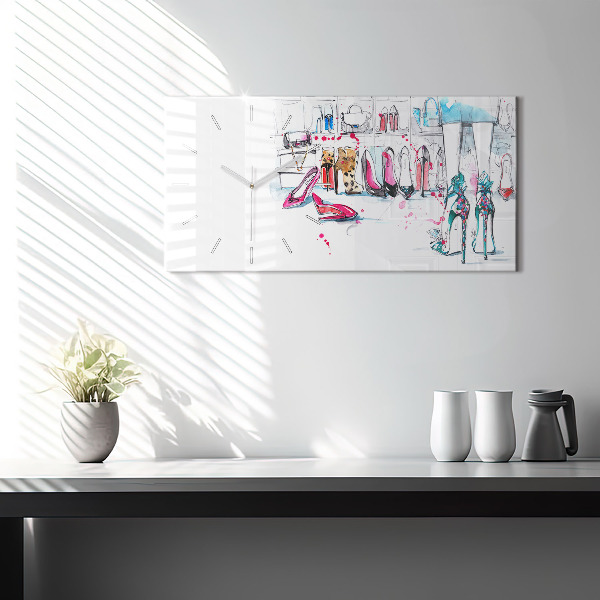 Horizontálne hodiny Prvok ženskosti