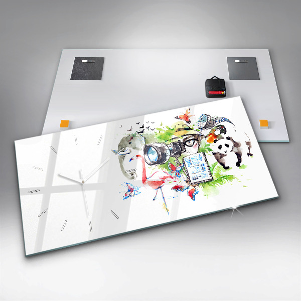 Horizontálne hodiny Zoológ