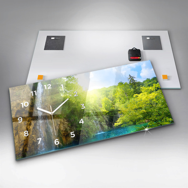 Horizontálne hodiny Lagúnová krajina