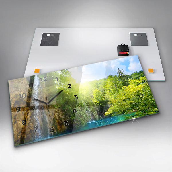 Horizontálne hodiny Lagúnová krajina