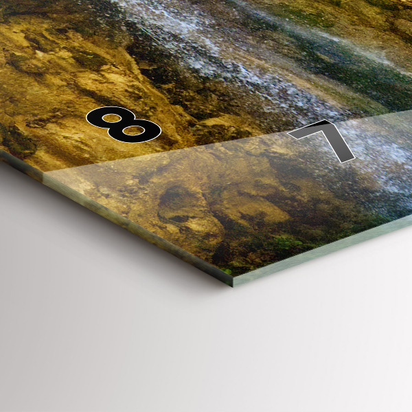 Horizontálne hodiny Lagúnová krajina