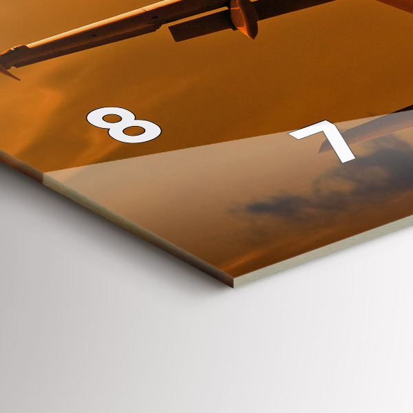 Horizontálne hodiny Letecká doprava