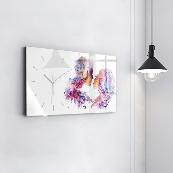 Horizontálne hodiny Dve telá jedna duša