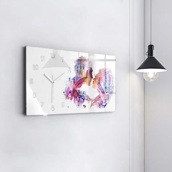 Horizontálne hodiny Dve telá jedna duša