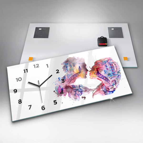 Horizontálne hodiny Dve telá jedna duša