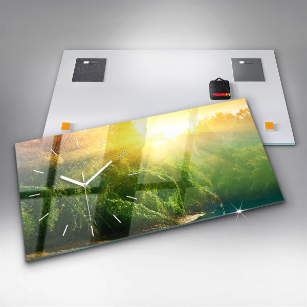 Horizontálne hodiny Pokojná povaha