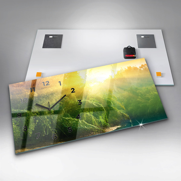 Horizontálne hodiny Pokojná povaha