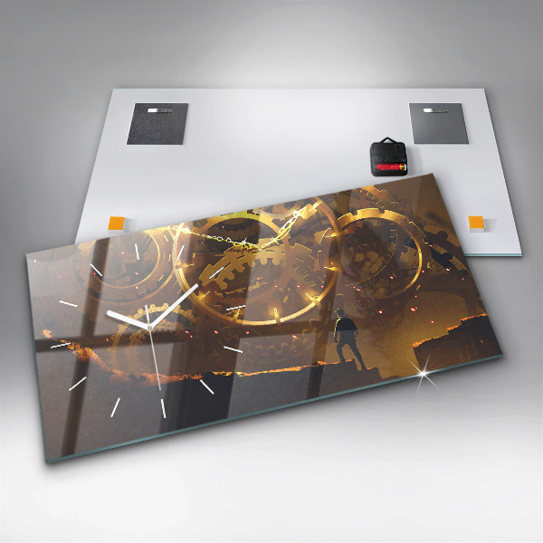 Horizontálne hodiny Čas – mechanizmus