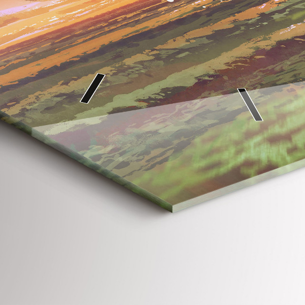 Horizontálne hodiny Koncert na pláži