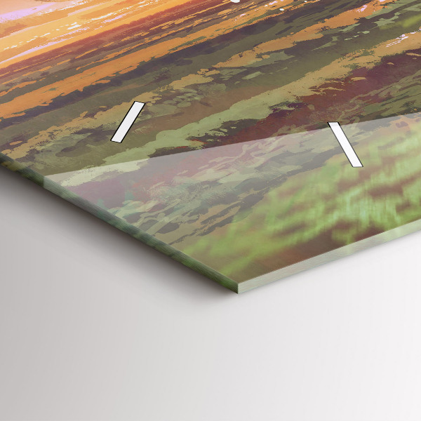 Horizontálne hodiny Koncert na pláži