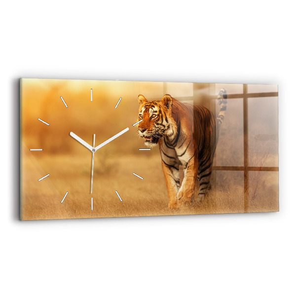 Horizontálne hodiny Lov na tigre