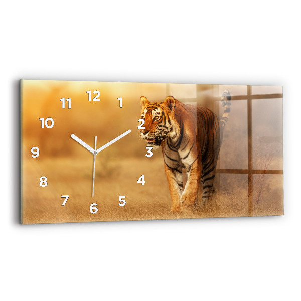 Horizontálne hodiny Lov na tigre