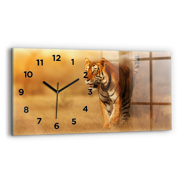 Horizontálne hodiny Lov na tigre