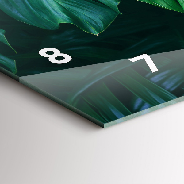 Horizontálne hodiny Tropická stránka prírody