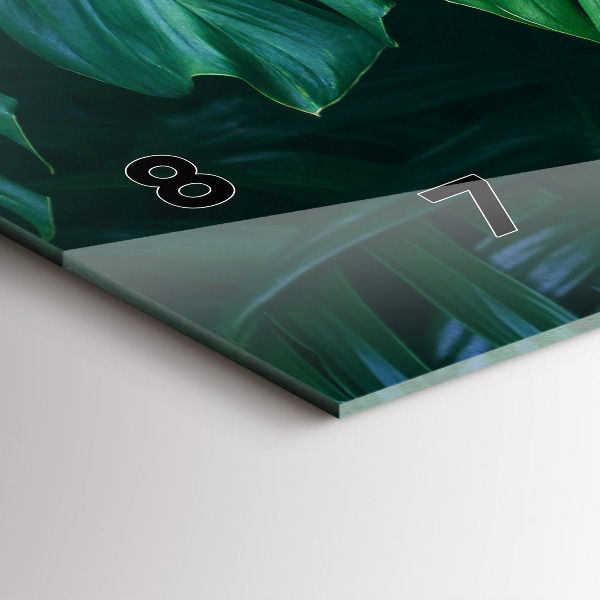 Horizontálne hodiny Tropická stránka prírody