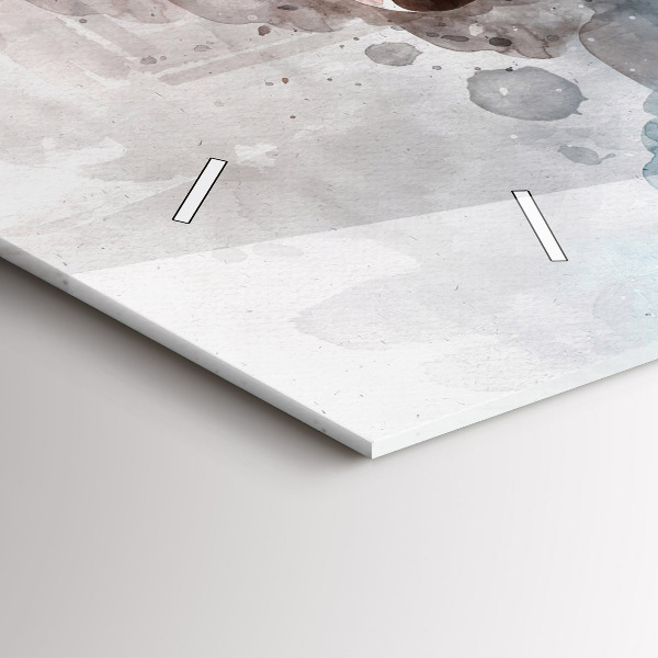 Horizontálne hodiny Minulosť v zadnej časti hlavy