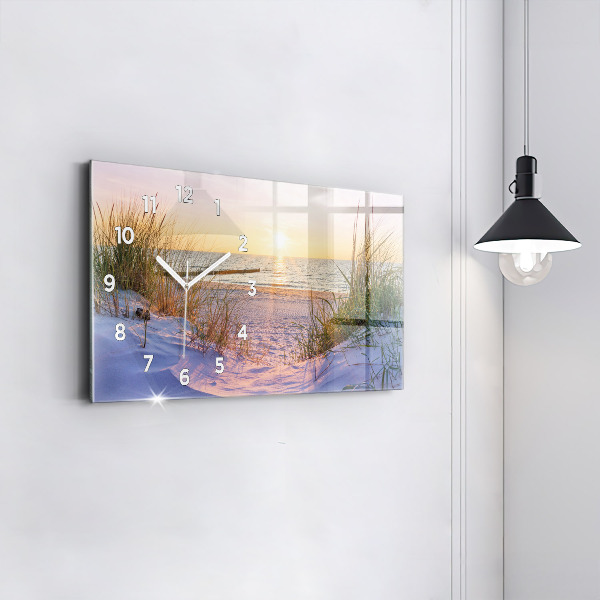 Horizontálne hodiny Poľské Slnečné more