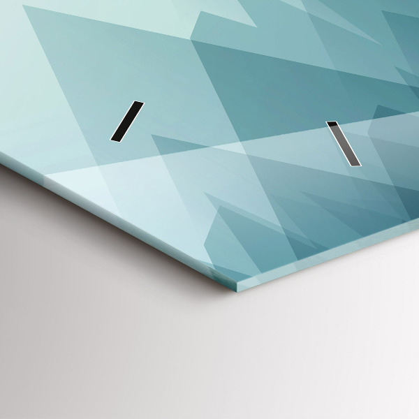 Horizontálne hodiny Geometrické postavy