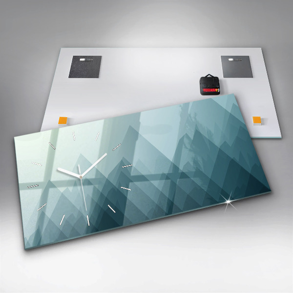 Horizontálne hodiny Geometrické postavy