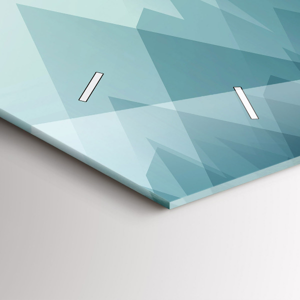 Horizontálne hodiny Geometrické postavy