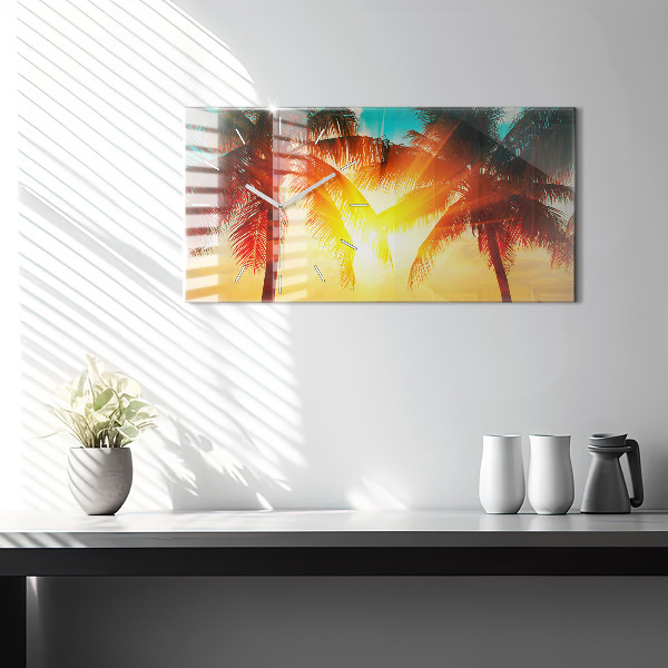 Horizontálne hodiny Prázdniny Oddych Leto