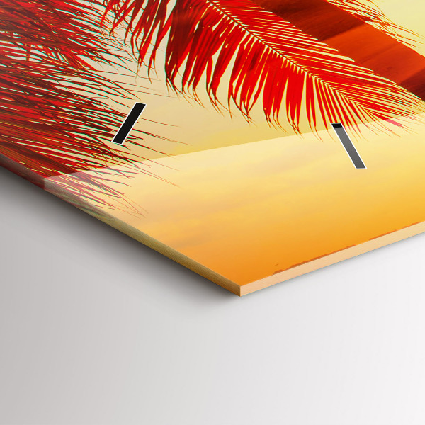 Horizontálne hodiny Prázdniny Oddych Leto