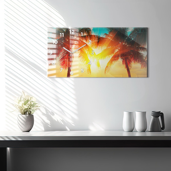 Horizontálne hodiny Prázdniny Oddych Leto