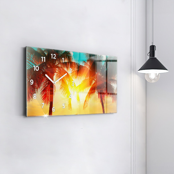 Horizontálne hodiny Prázdniny Oddych Leto