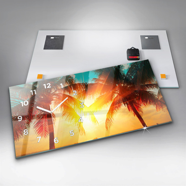 Horizontálne hodiny Prázdniny Oddych Leto