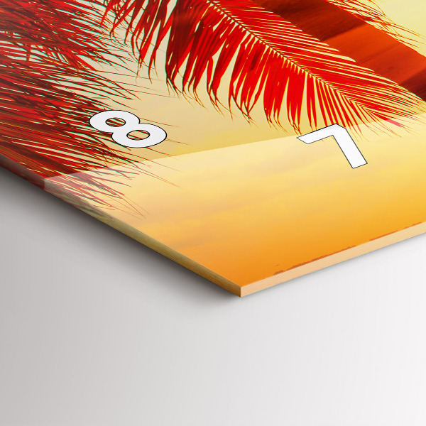 Horizontálne hodiny Prázdniny Oddych Leto