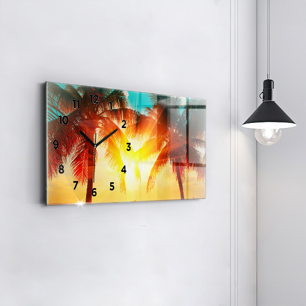 Horizontálne hodiny Prázdniny Oddych Leto