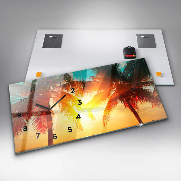 Horizontálne hodiny Prázdniny Oddych Leto