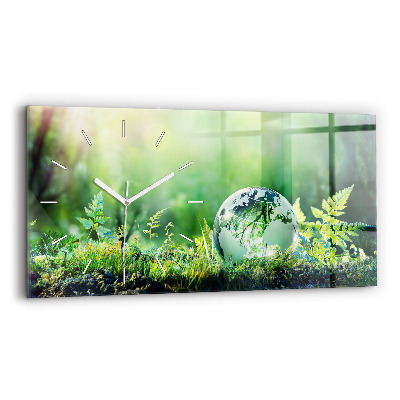 Horizontálne hodiny Globe