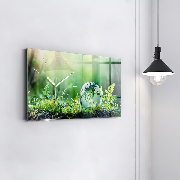 Horizontálne hodiny Globe