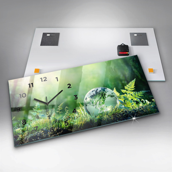 Horizontálne hodiny Globe