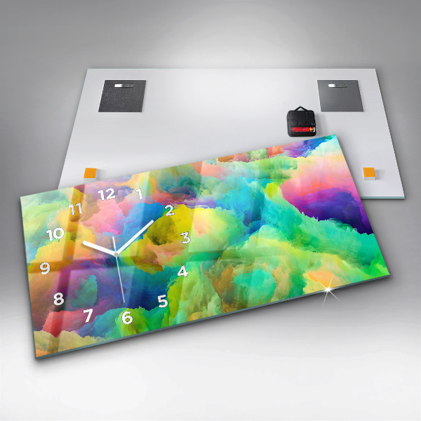 Horizontálne hodiny Fraktálna textúra