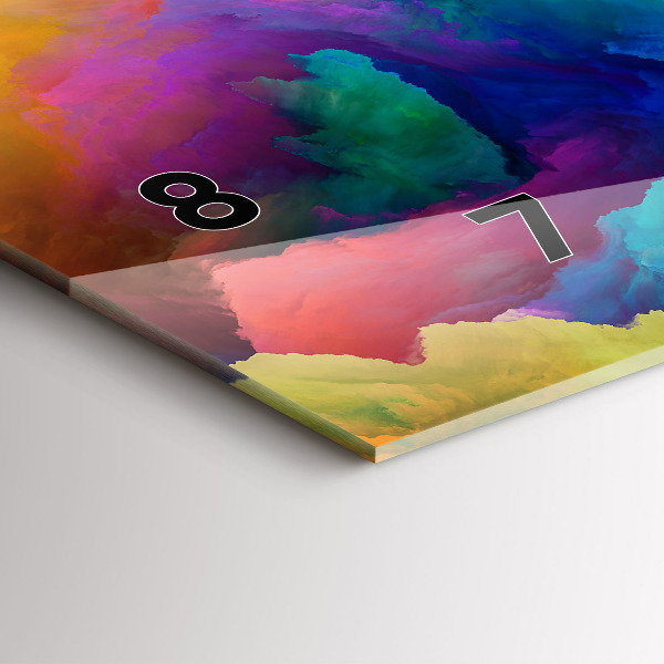 Horizontálne hodiny Fraktálna textúra