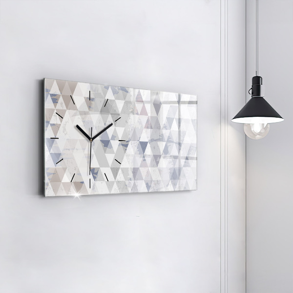 Horizontálne hodiny Geometrický vzor