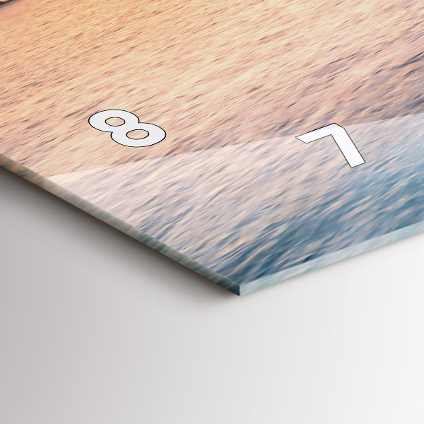 Horizontálne hodiny Západ slnka na Maldivách