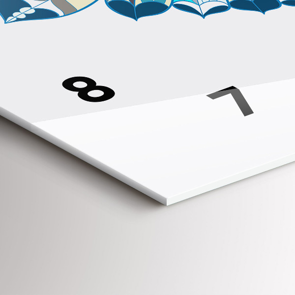 Horizontálne hodiny Sova v lete