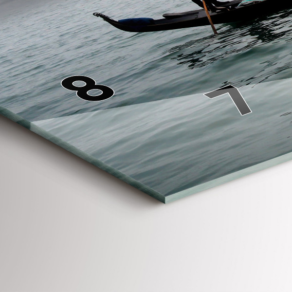 Horizontálne hodiny Benátska gondola